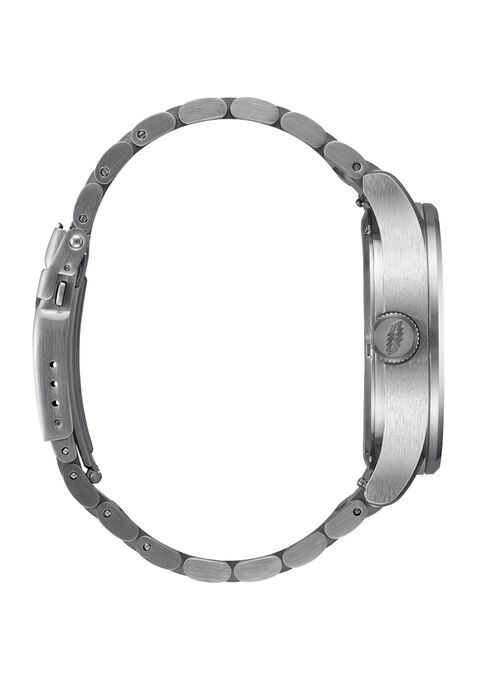 NIXON : X Grateful Dead Sentry Stainless A1339-180-00, Black Silver