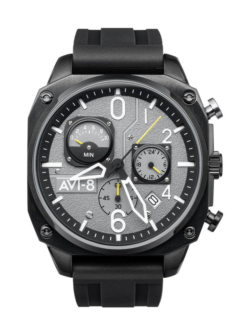 AVI-8 :  Retrograde Chronograph, Tactical black, AV-4052-r1