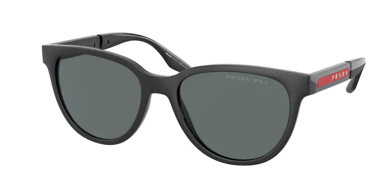 PRADA : BLACK RUBBER/BLACK, 0PS 05XS
