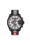 Diesel : Mega Chief chronograph black nylon watch, Dz4512