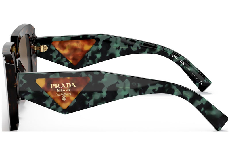 PRADA : Symbole SPR23YS, Tortue/ Marron Foncé